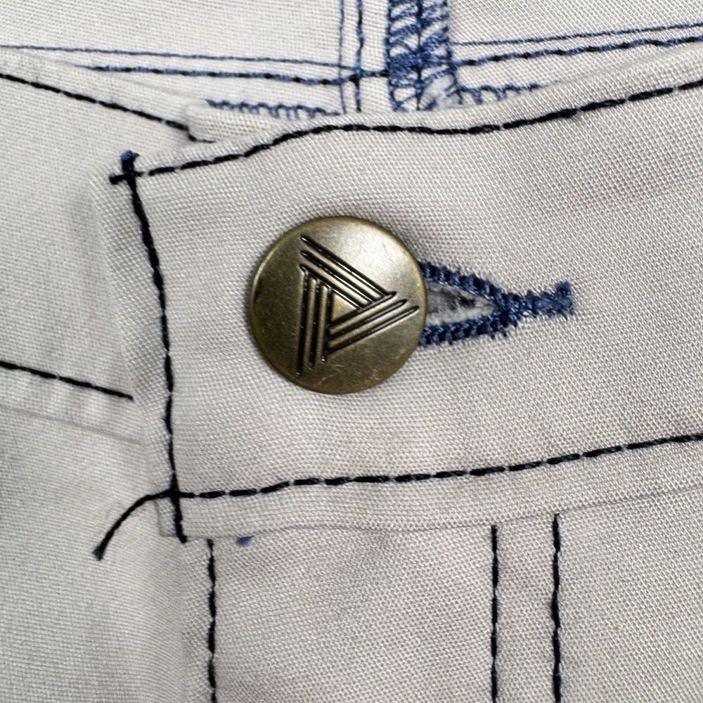 Blue Delta Pants Mens 42x29 5 Pocket Chino Stretch Contrast Custom Made USA - Picture 3 of 12